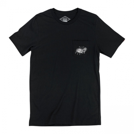 BILTWELL 4 CAM POCKET T-SHIRT BLACK