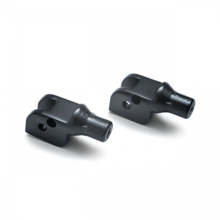 KURYAKYN, TAPERED FOOTPEG ADAPTERS SATIN BLACK