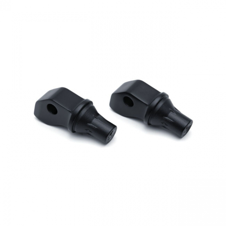 KURYAKYN, TAPERED FOOTPEG ADAPTERS SATIN BLACK