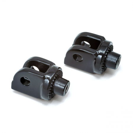 KURYAKYN, FOOTPEG ADAPTER SPLINED GLOSS BLACK