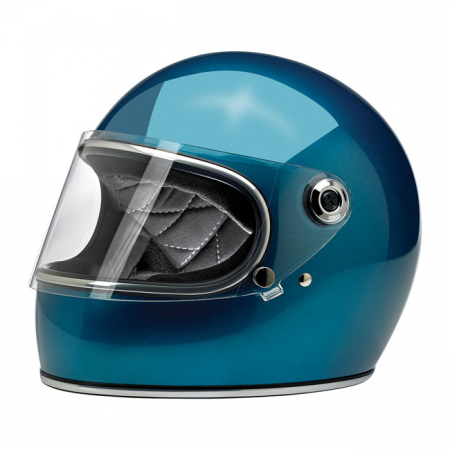 BILTWELL GRINGO S HELMET GLOSS PACIFIC BLUE