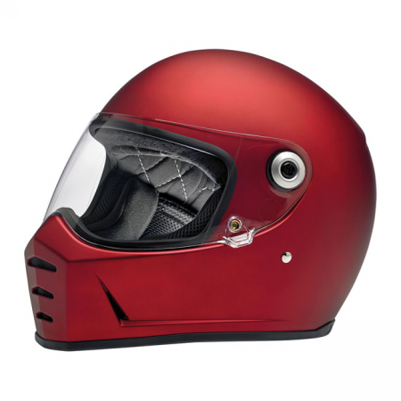 BILTWELL LANE SPLITTER HELMET FLAT RED EC