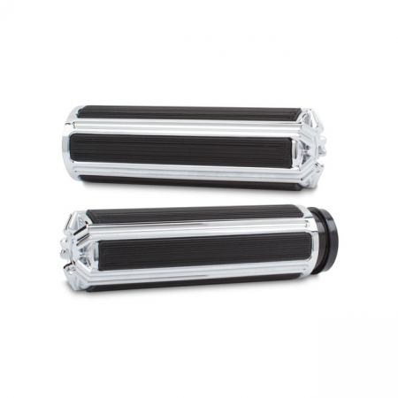 NESS 10-GAUGE COMFORT GRIPS CHROME