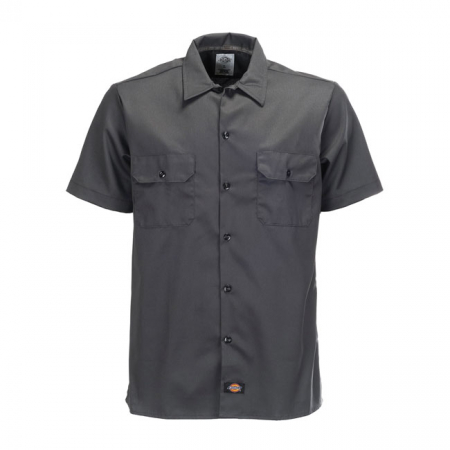 DICKIES SHORT SLEEVE WORK SHIRT SLIM CHAR