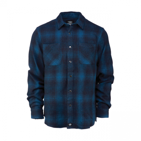 DICKIES LINVILLE LONG SLEEVE SHIRT DARK T