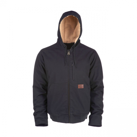 DICKIES FARNHAM CANVAS ZIP-UP JACKET BLACK