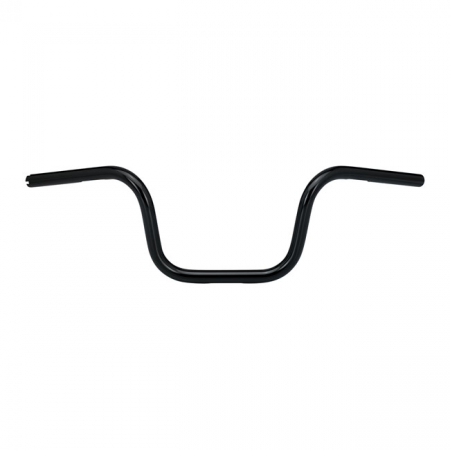 BILTWELL 1" CHUMPS HANDLEBAR 8" RISE BLACK, TUV APPR.