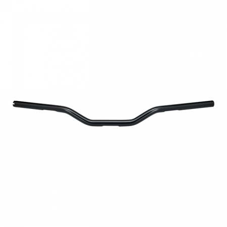 BILTWELL 1" HANDLEBAR TRACKER MID BLACK, TUV APPR.