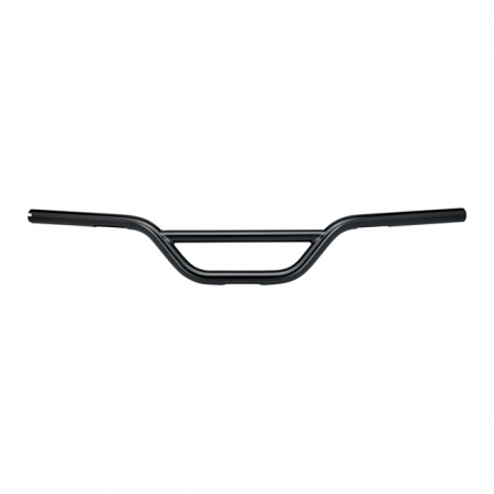 BILTWELL 1" MOTO BAR BLACK, TUV APPR.