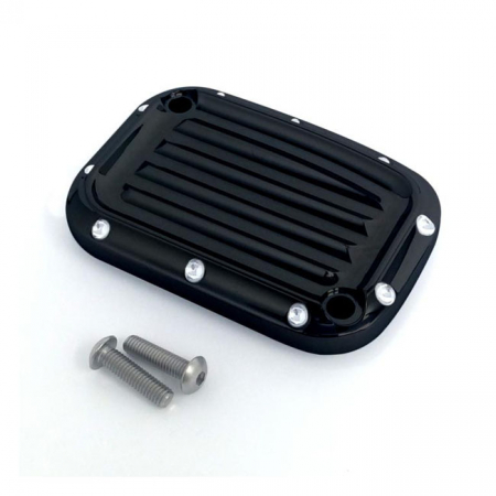 COVINGTONS CLUTCH MASTER CYLINDER COVER DIMPLED BLACK