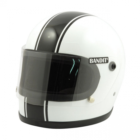 BANDIT INTEGRAL HELMET WHITE/BLACK