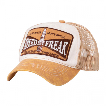 KING KEROSIN SPEED FREAK CAP BROWN/WHITE