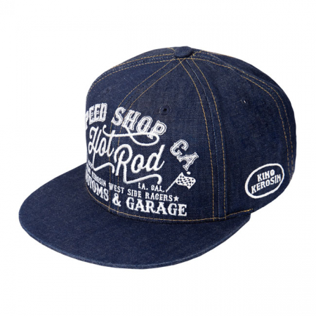 KING KEROSIN HOT ROD CAP DENIM BLUE