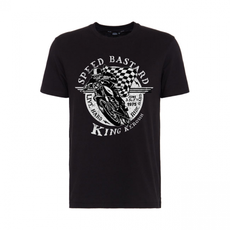 KING KEROSIN SPEED BASTARD T-SHIRT BLACK