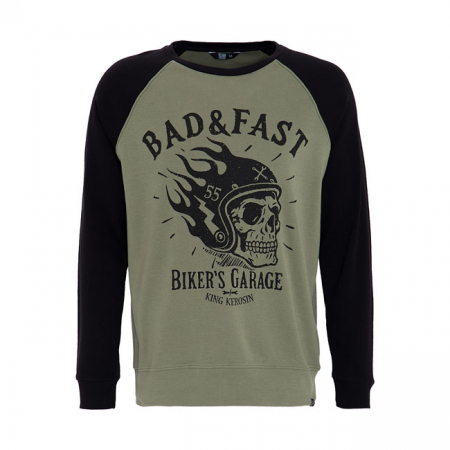 KING KEROSIN BAD & FAST RAGLAN SWEATSHIRT