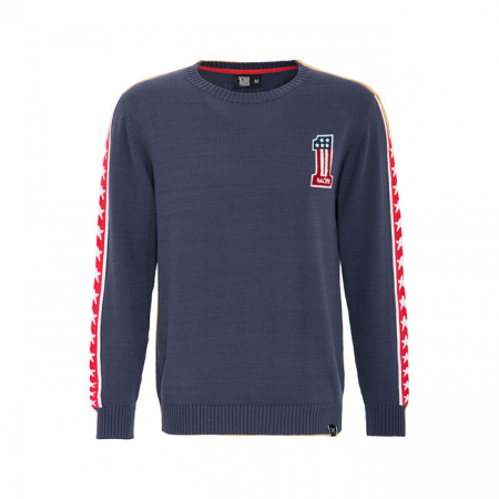 KING KEROSIN EVIL KNIEVEL PULLOVER NAVY