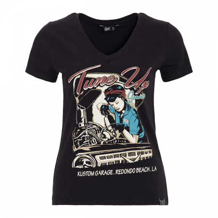 QUEEN KEROSIN TUNE UP T-SHIRT BLACK