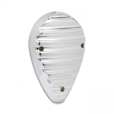 NESS FINNED HORN COVER CHROME