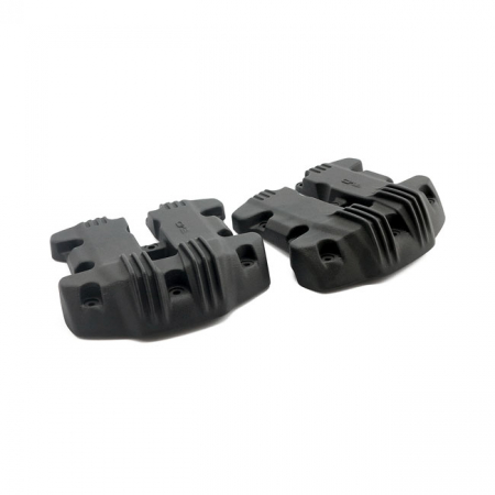 EMD, 'RIBBED STYLE' ROCKER COVER SET. BLACK