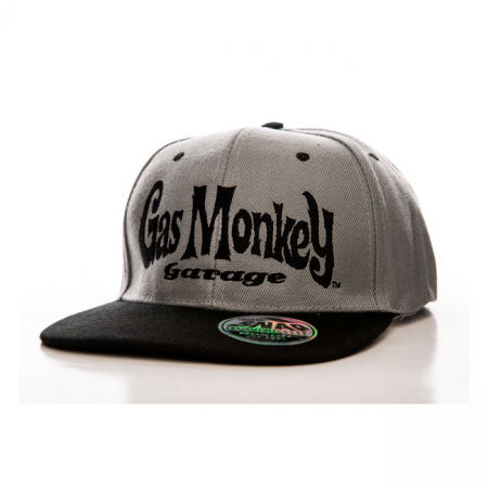 GMG ROUND LOGO SNAPBACK CAP BLACK/GREY