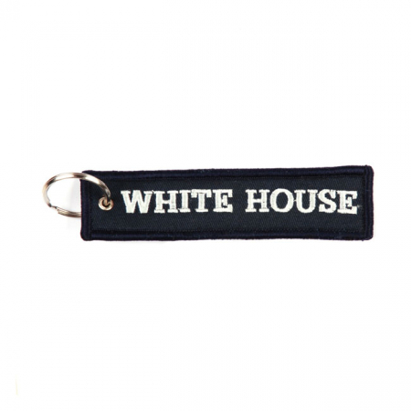 WHITE HOUSE KEYCHAIN BLACK