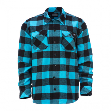 DICKIES SACRAMENTO LONG SLEEVE SHIRT OCEAN