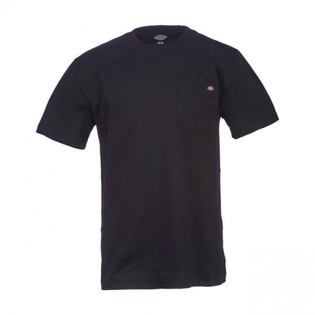 DICKIES HEAVY WEIGHT POCKET TEE BLACK