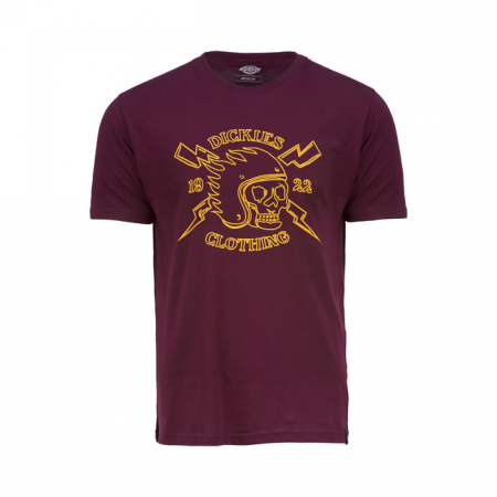 DICKIES POPLAR RIDGE T-SHIRT MAROON