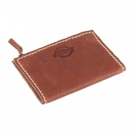 Dickies Eastville leather wallet brown