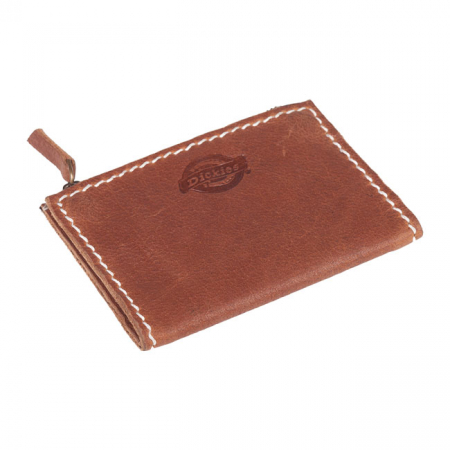 DICKIES EASTVILLE LEATHER WALLET BROWN