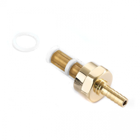 K-TECH BRASS M22X1 CUSTOM FUEL LINE FITTING POLISHED