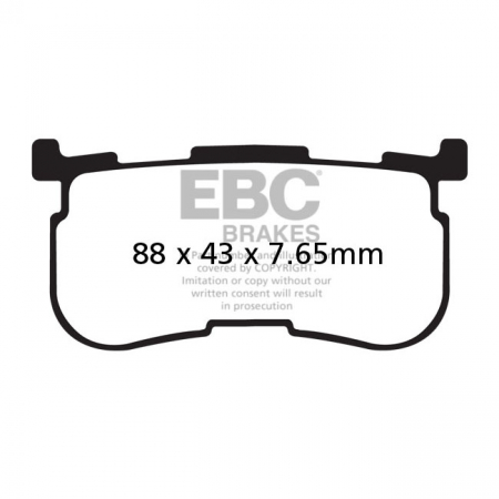 EBC V-PAD SEMI SINTERED BRAKE PADS