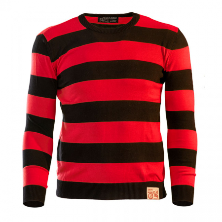 13-1/2 OUTLAW SWEATER BLACK/RED