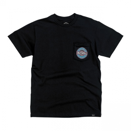 BILTWELL BEST DOME POCKET T-SHIRT BLACK