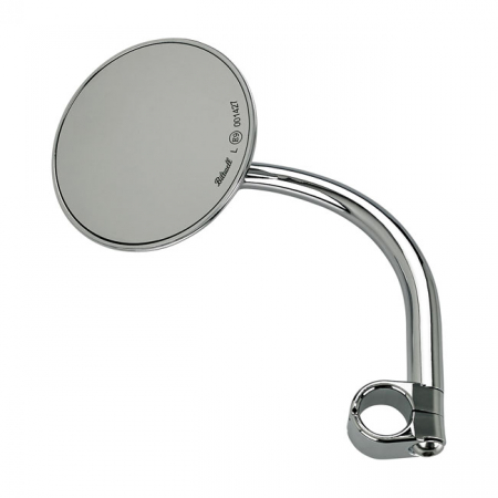 BILTWELL, UTILITY ROUND MIRROR CHROME ECE APPR.