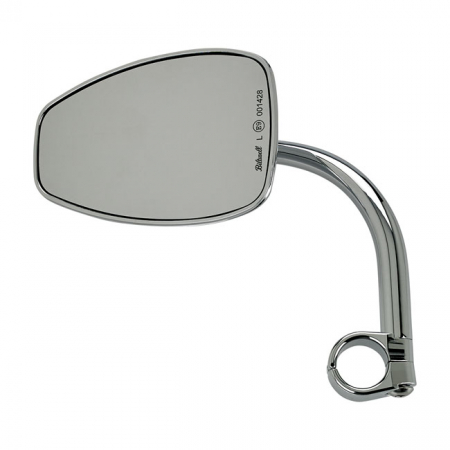 BILTWELL, UTILITY TEARDROP MIRROR CHROME ECE APPR.