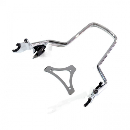 SISSY BAR KIT 12.50" 1-PIECE UPRIGHT, CHROME