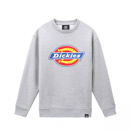 DICKIES ICON LOGO SWEATSHIRT GREY MELANGE