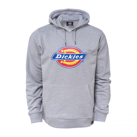 DICKIES ICON LOGO LADIES HOODIE GREY MELANGE