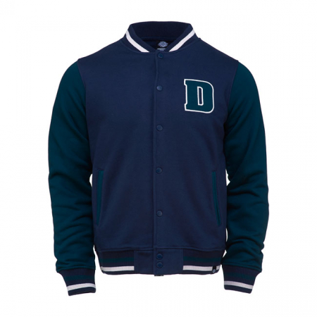 DICKIES ADAIRVILLE VARSITY JACKET DARK NA