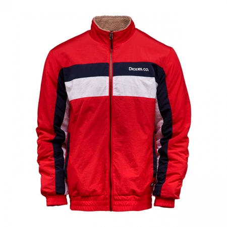 DICKIES PADUCAH SHERPA LINED JACKET FIERY RED