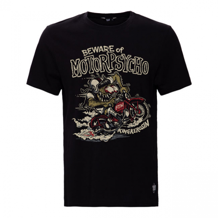 KING KEROSIN MOTORPSYCHO T-SHIRT BLACK