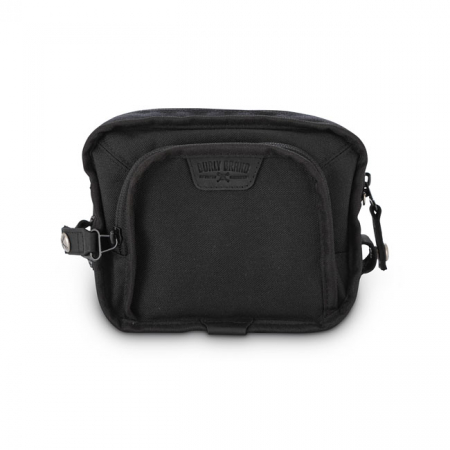 BURLY VOYAGER HANDLEBAR BAG, BLACK CORDURA