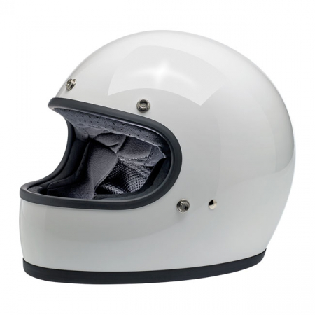 BILTWELL GRINGO HELMET GLOSS WHITE