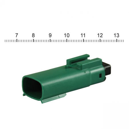 NAMZ, MOLEX MX-150 CONNECTOR. GREEN, RECEPTACLE, 3-PIN