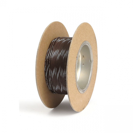 RUSKEA / VALKOINEN. NAMZ WIRE ON SPOOL, 18 GAUGE 1 M