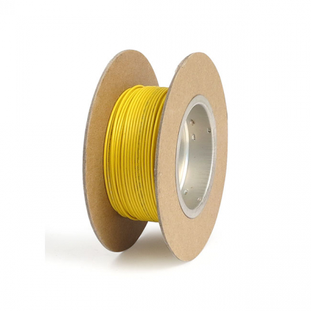 KELTAINEN. NAMZ WIRE ON SPOOL, 18 GAUGE 1 M