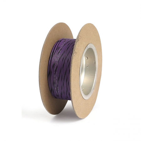 VIOLETTI / MUSTA. NAMZ WIRE ON SPOOL, 18 GAUGE 1 M