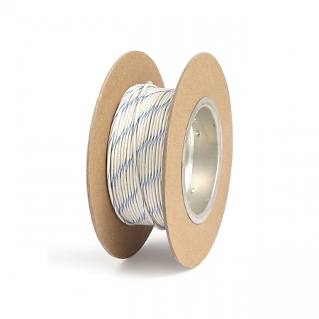 VALKOINEN / SININEN. NAMZ WIRE ON SPOOL, 18 GAUGE 1 M