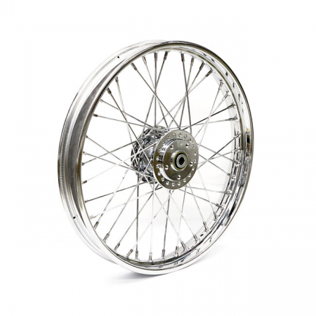 2.15 X 21 FRONT WHEEL 40 SPOKES CHROME